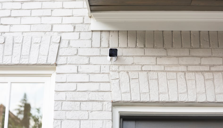 ADT outdoor camera on a Indianapolis home